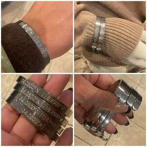 Numerical Cuff Bracelet